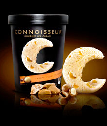 Caramel Honey Macadamia ice cream