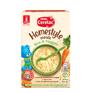 CERELAC Homestyle Meals Rice & Veggies