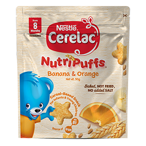 CERELAC Nutripuffs Banana & Orange