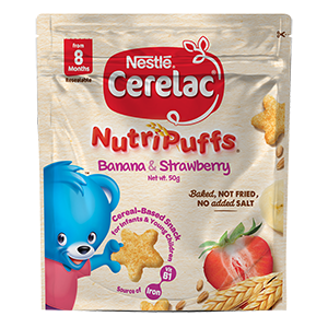 CERELAC Nutripuffs Banana & Strawberry