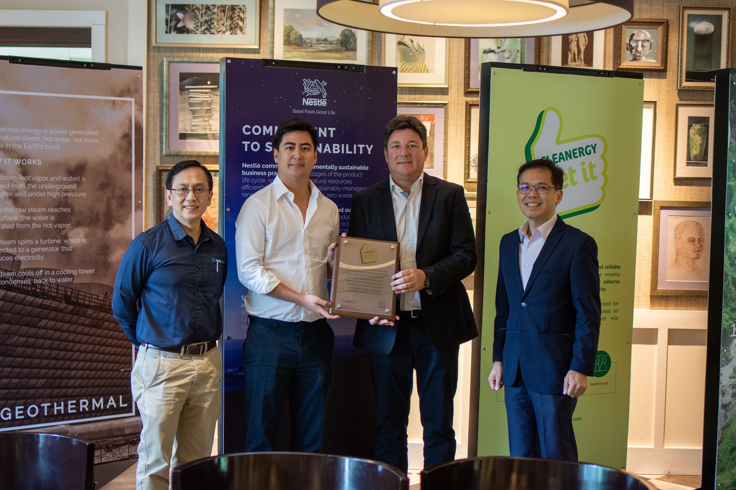 Cleanergy Plaque Awarding
