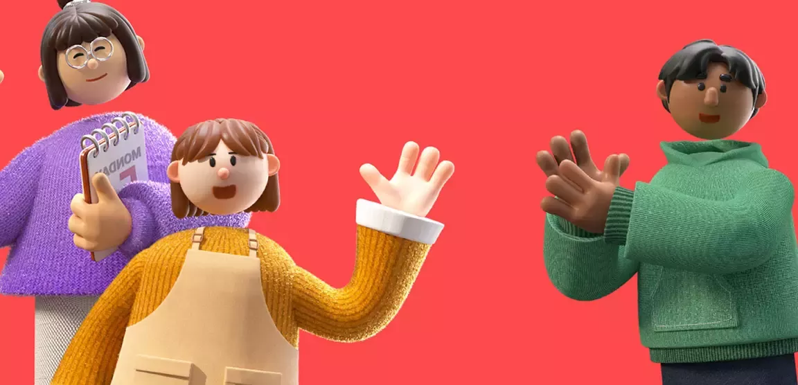 Three puppets
