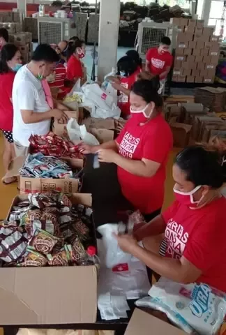 Caritas Manila, Nestlé Products being sorted out