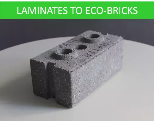 Laminates to Eco-bricks