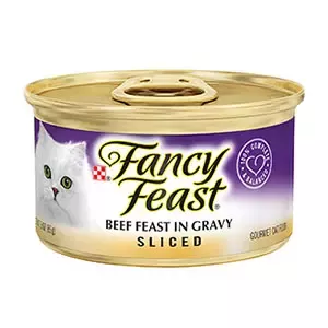 FANCY FEAST Sliced Beef Feast in Gravy