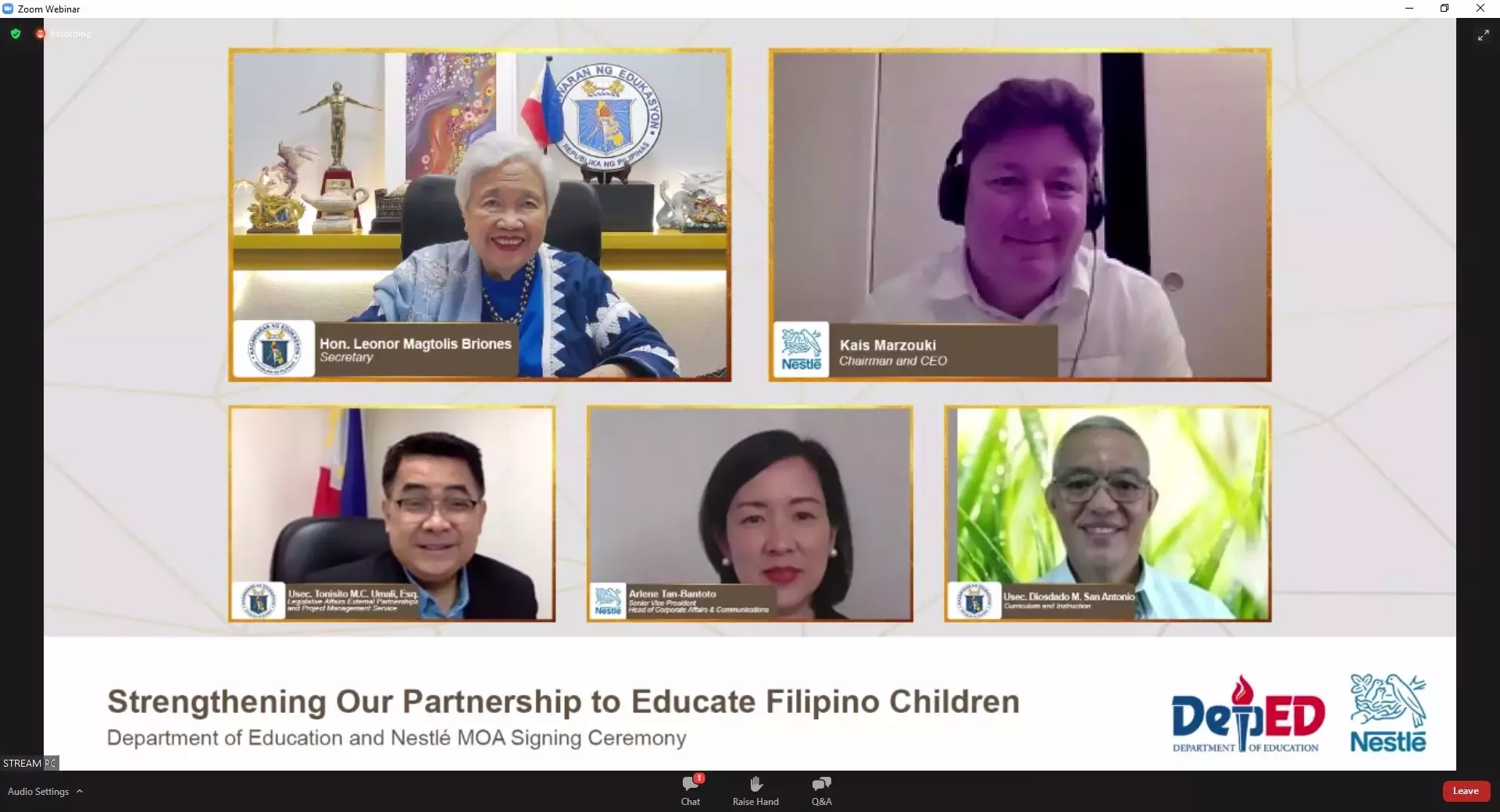 2021 DepEd MOA Signing