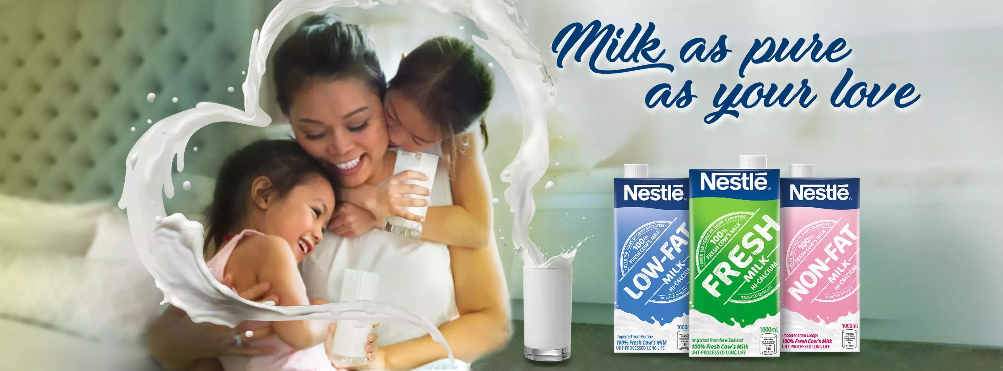 Nestlé Milks Banner Photo