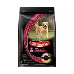 PURINA Supercoat Adult Regular Breed Beef